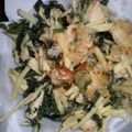 美白姫's cooksnap of when they made お好み焼き粉で☆じゃが芋と大葉のかき揚げ.