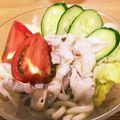 00kryas00's cooksnap of when they made ゴマだれ美味し‼ 冷やしサラダうどん.