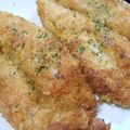 qoouru's cooksnap of when they made 鶏ササミのパン粉バター焼き♡.