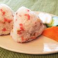 シーカ0913's cooksnap of when they made ☆ごま油香る イカフライ紅生姜おにぎり.