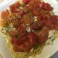 ヤッチャル's cooksnap of when they made 生トマトとチキンのスープパスタ.