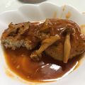 クック7P35OU☆'s cooksnap of when they made 煮込み豆腐ハンバーグ.