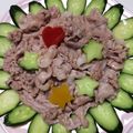 tomitomico's cooksnap of when they made ひんやりつるんと豚冷しゃぶ☆水晶鉢.