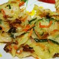 ともぱぐ's cooksnap of when they made カラフル野菜のかき揚げ風チーズ焼き.