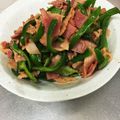 mipunya's cooksnap of when they made ピーマンとベーコンのさっと炒め.