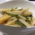 スローライフさん's cooksnap of when they made ニンニクの芽と新じゃが炒めの七味和え.