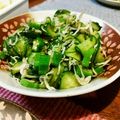 かつどんママ's cooksnap of when they made オクラじゃこキュウリ和え.