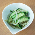 シナモシナモ's cooksnap of when they made きゅうりともやしの簡単♪塩麹ナムル.