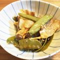 Lir＊'s cooksnap of when they made しめじとさやえんどうの卵とじ.