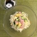 yuurrk's cooksnap of when they made 夏野菜たっぷり！冷やし鶏だしそうめん.