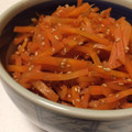 slgirl's cooksnap of when they made もっと人参をたべよう♪人参の胡麻和え♪.