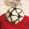 SacMic's cooksnap of when they made サッカー観戦 サッカーボールおむすび.