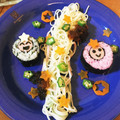 harutop's cooksnap of when they made 『織姫と彦星』の簡単巻き寿司.