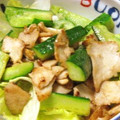 島田佳奈's cooksnap of when they made きゅうりと豚肉の中華炒め.