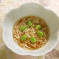 ☆Rokko☆'s cooksnap of when they made ✿トマト入り甘酢なめ茸と枝豆のマリネ✿.