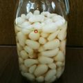 朋ひめ's cooksnap of when they made 甘めのらっきょうの漬け方.