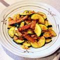 こうまさmam's cooksnap of when they made 超簡単！ズッキーニとスパムのスタミナ炒め.