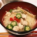 刹那chan＊'s cooksnap of when they made 七夕のすましそうめん【柏市学校給食】.