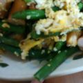 あかぷり's cooksnap of when they made インゲンとウインナーの卵炒め.