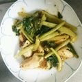 ねぞろ's cooksnap of when they made スパイシー！小松菜と鶏肉のペッパー炒め.