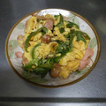 あらいやだ's cooksnap of when they made ピーマンとウインナーの卵炒め.