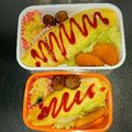 クックOAKC19☆'s cooksnap of when they made ☆オムライス弁当☆男バス息子へ.