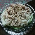 料理初心者りょうこ's cooksnap of when they made 豚しゃぶぶっかけきしめん、胡麻だれで☆.
