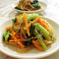 nasubeam's cooksnap of when they made 小松菜と春雨の炒め物.