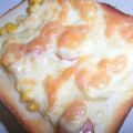korakko's cooksnap of when they made 超簡単♪たまチートースト.