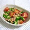 komomoもも's cooksnap of when they made レンジでオクラとツナの簡単小鉢★☆.