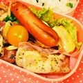 にゃにゃ☆☆☆'s cooksnap of when they made お弁当に♪ちくわとベーコンのマヨ焼き.
