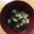 東巻ちゃん's cooksnap of when they made ワカメとお豆腐のコンソメスープ.