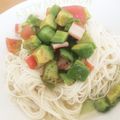 ☆chiyori☆'s cooksnap of when they made 夏野菜たっぷり！冷やし鶏だしそうめん.