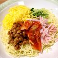クックミサミサ's cooksnap of when they made アレンジ♡ピリ辛納豆の冷やし中華.