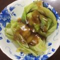 中学レシピMana's cooksnap of when they made 春キャベツのロール巻き.