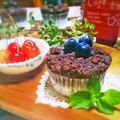 かおりかざり's cooksnap of when they made ベリー＆チョコクランブルマフィン.