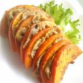 野菜のはたけ's cooksnap of when they made カボチャと豚ももの重ね焼き☆.