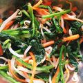 skgarnet's cooksnap of when they made ほうれん草にんじん♪くるみ和え.