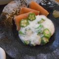 kana叶's cooksnap of when they made スモークサーモンに、とろろ＆インゲン♪.