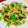 myunyari's cooksnap of when they made 新じゃがのスタミナ炒め.