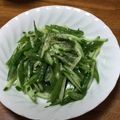 おはなすき's cooksnap of when they made 簡単♪いんげんときゅうりのサッパリサラダ.