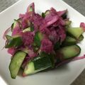 P太郎ママ's cooksnap of when they made レッドオニオンときゅうりのごまポン酢和え.