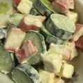 ちーあゆ✧'s cooksnap of when they made きゅうりと練り物のコロコロサラダ.