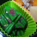 もびぃ's cooksnap of when they made 簡単♪おくらの梅肉あえ.