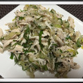 chihita's cooksnap of when they made 鳥のささみとネギの和え物.