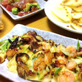 nypxsakipi's cooksnap of when they made むき海老☆白ネギかき揚げ(無水鍋QC).