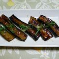 nyangomama's cooksnap of when they made 最速のなすびの照り焼きステーキ.