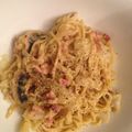 クックGFY8CA☆'s cooksnap of when they made キャベツとベーコンのカルボナーラ.