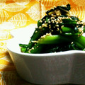 yangpa's cooksnap of when they made つるむらさきの金ごま炒め.