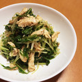 まるみw's cooksnap of when they made 水菜とささみのサラダ♫♬.